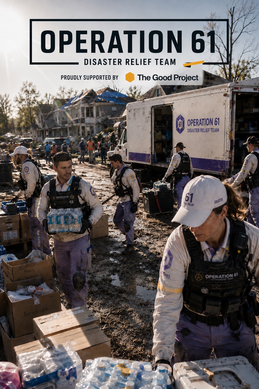 Operation 61 Disaster Relief Team on the ground